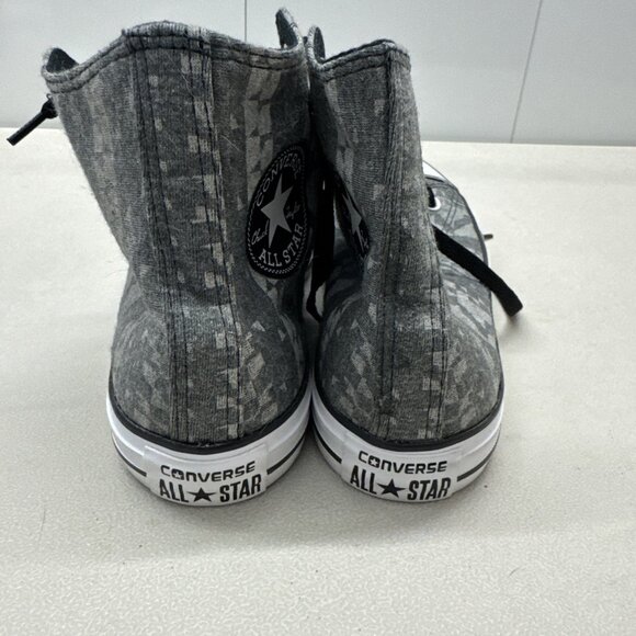 Converse CT All Star Winter Grey Print Canvas High Top Sneaker 549650F Women 9 - Picture 6 of 9